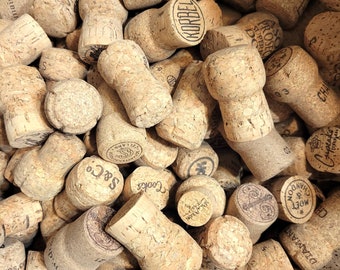 25 champagne corks bulk - diy wedding decor and supplies - eco friendly craft supplies