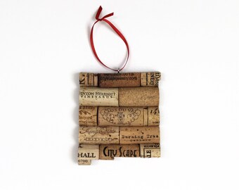 New Mexico wine cork ornament - state ornament personalized – Christmas tree ornament – gift for wine lovers