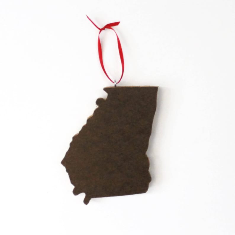 Georgia wine cork ornament state ornament personalized Christmas tree ornament wine gift for women image 5