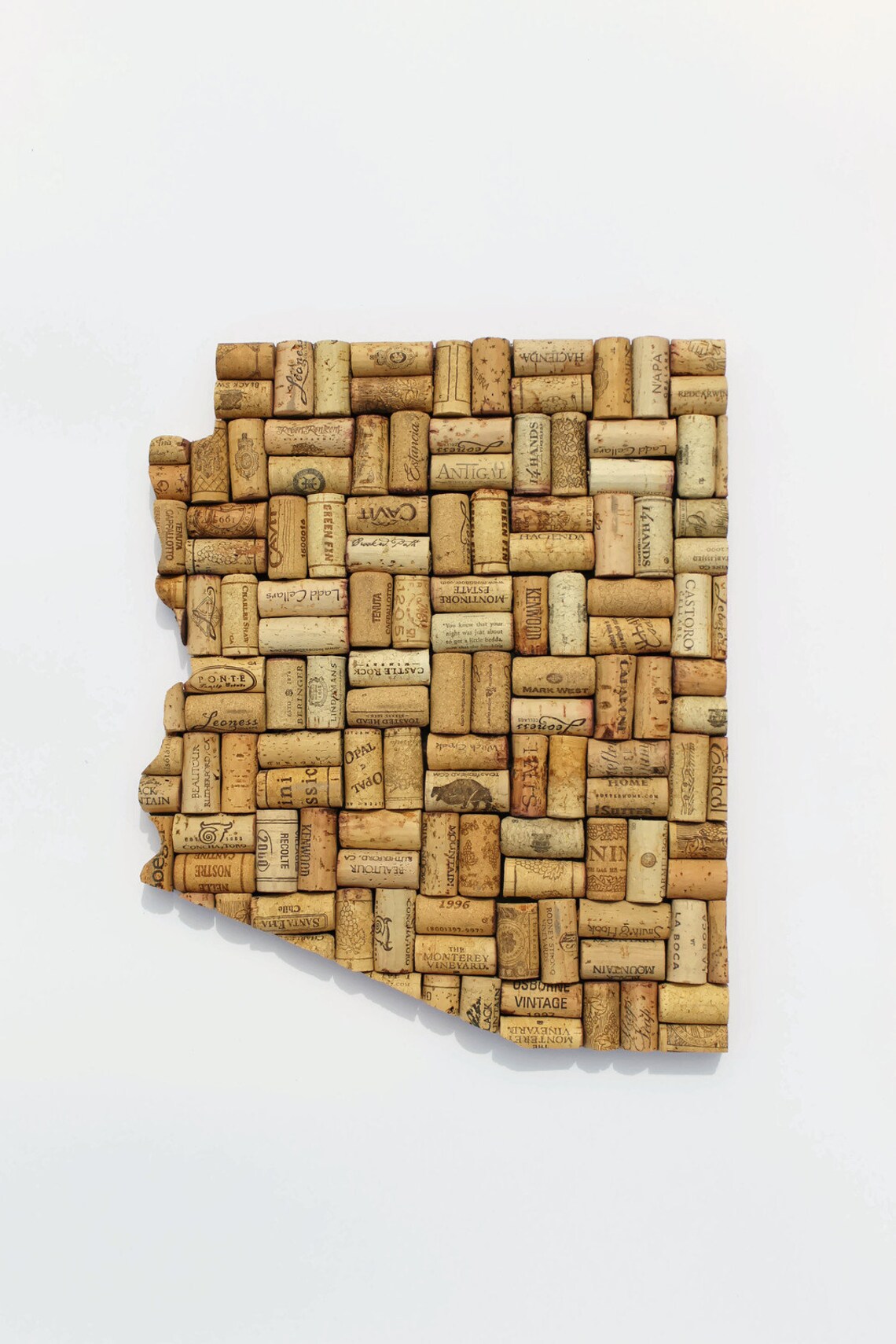 Pick Your State Wine Cork Map Art - Gifts for Wine Lovers - Rustic Home ...