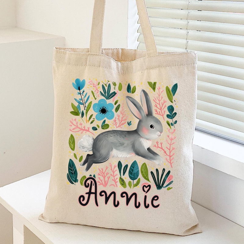 Bunny Book Bags - Etsy