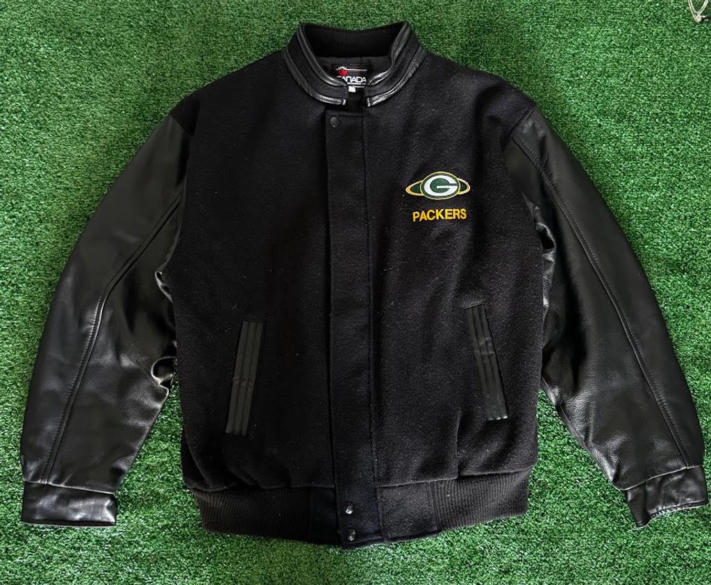 Green bay packers leather jackets - Etsy 日本