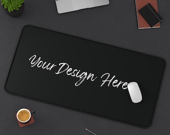Personalized Desk Mat, Custom Picture Computer Mousepad Keyboard Playmat Photo Mouse Pad Personalized Gift Home Office for Him Husband Men