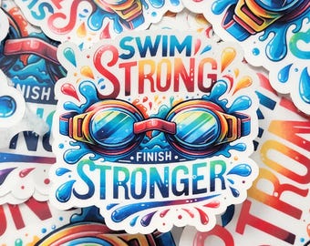 Swimming Heart Swimmer Love Waves NOK Decal Vinyl Sticker |Cars Trucks Vans Walls Laptop|Black |5.6 X 5.3 In|NOK1471