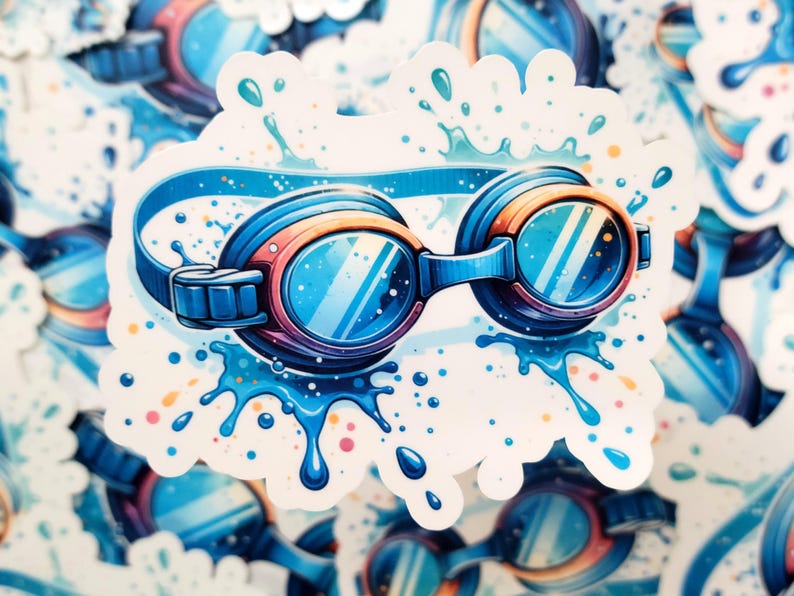 Motivational Swim Sticker Pack, Swim Team Gift, Swim Stocking Stuffer ...