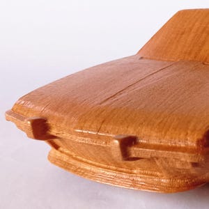 1:13 X1/9 Targa 1974 Wood Sport Zeldzame Model Auto Schaal Replica Gelimiteerde Editie Andere Voertuigen op Aanvraag