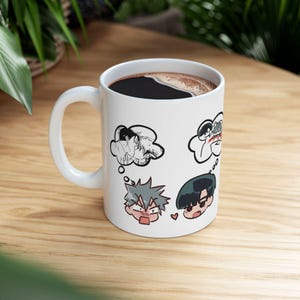 IvanTill Alien Stage "I Wonder How I Taste" Redraw Meme 11 oz 15 oz Ceramic Mug Ivan Till ALNST Fanmade Fanmerch Funny Drinkware Ceramic Mug