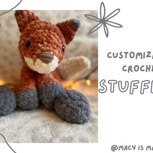 Customizable Handmade Crochet Stuffie