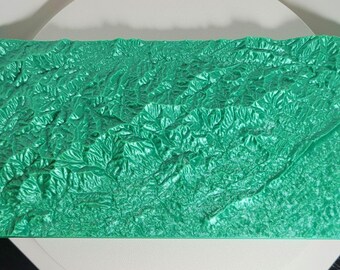Great Smokey Mountains National Park | 3D Elevation Model | Wall/Desk Art