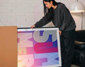 Summer, Art mural imprimable, décoration murale contemporaine typographique moderne qui du caractère et de l’élégance à votre maison