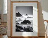 Eternel, Photographie artistique en noir et blanc capturant la solitude et le mystère pour décoration murale, art contemporain