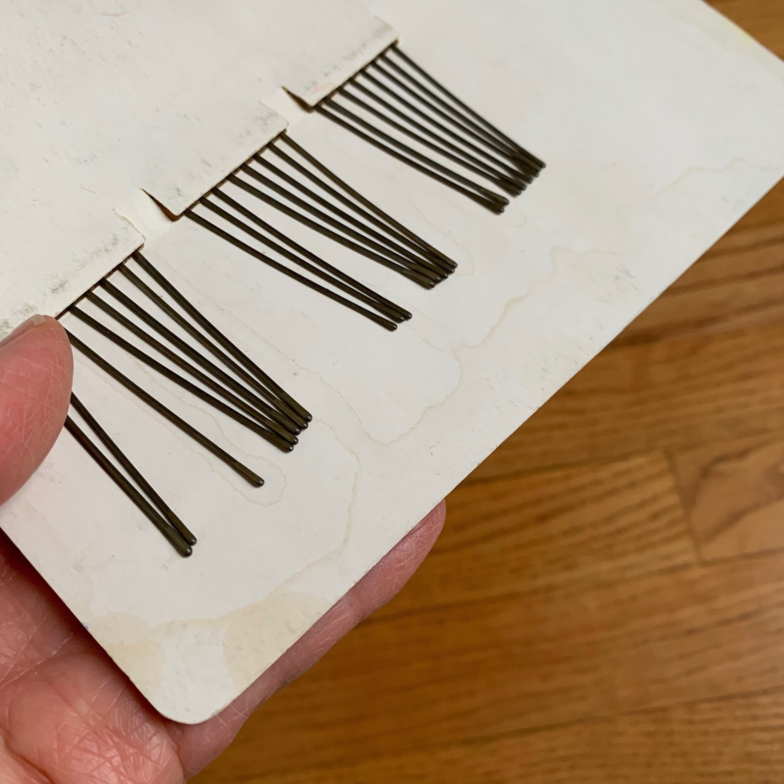 Vintage 1950s Bobby Pins Ease Open Bobby Pins Set of 24 Gold Etsy.de