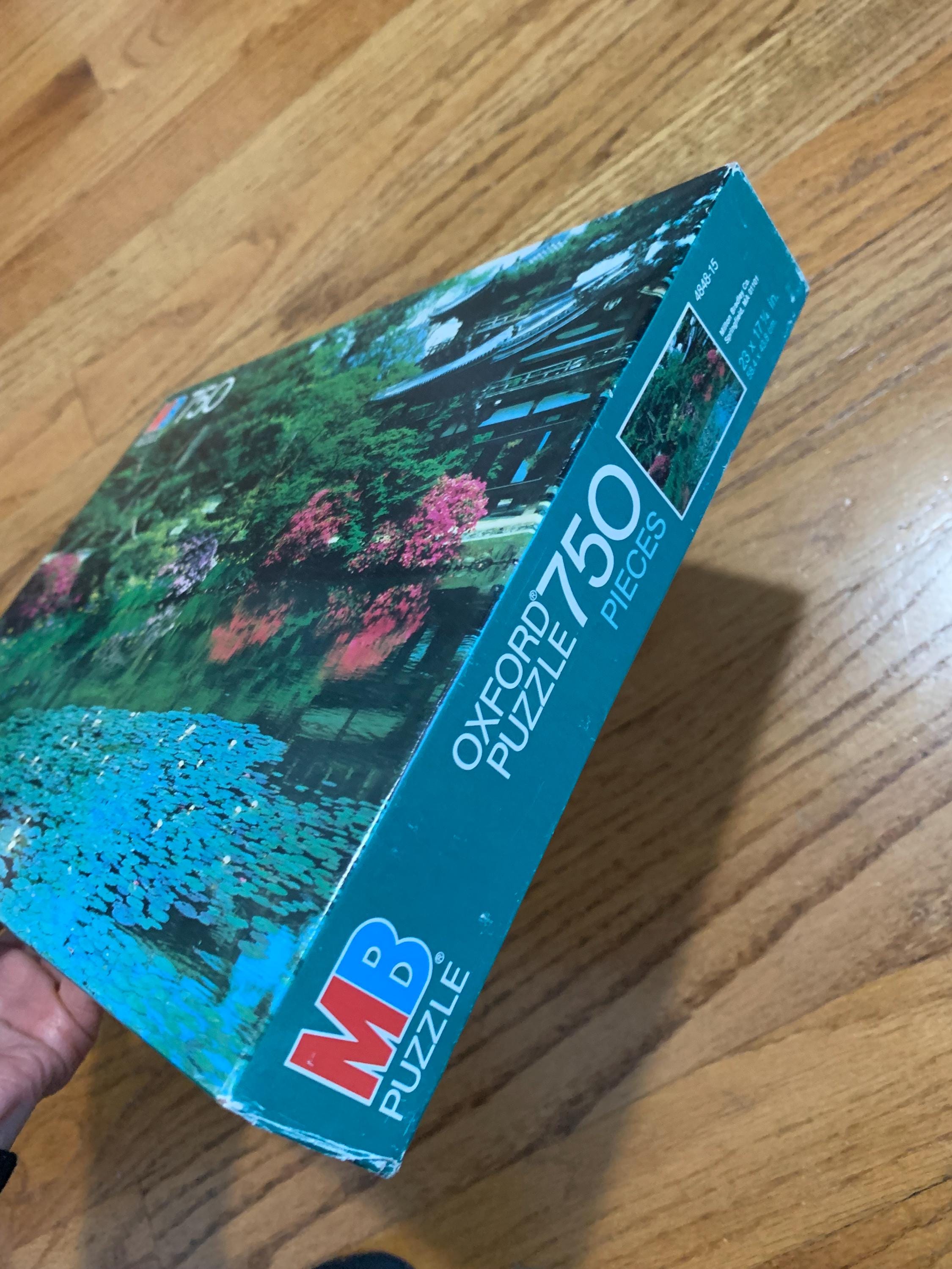 Vintage 80s Milton Bradley Jigsaw Puzzle: Kyoto Japan Garden