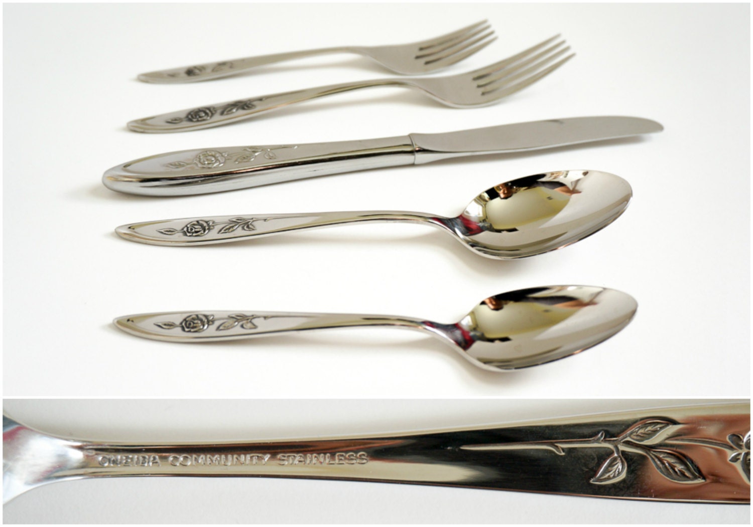Oneida Community Aa Silverware Oneida Community Stainless Flatware