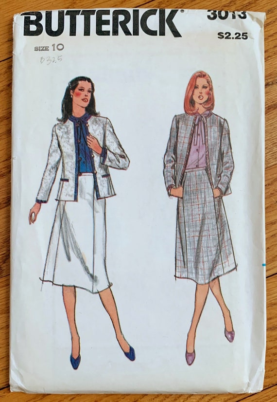 Vintage 1980s Sewing Pattern B32.5 Womens Working Girl - Etsy
