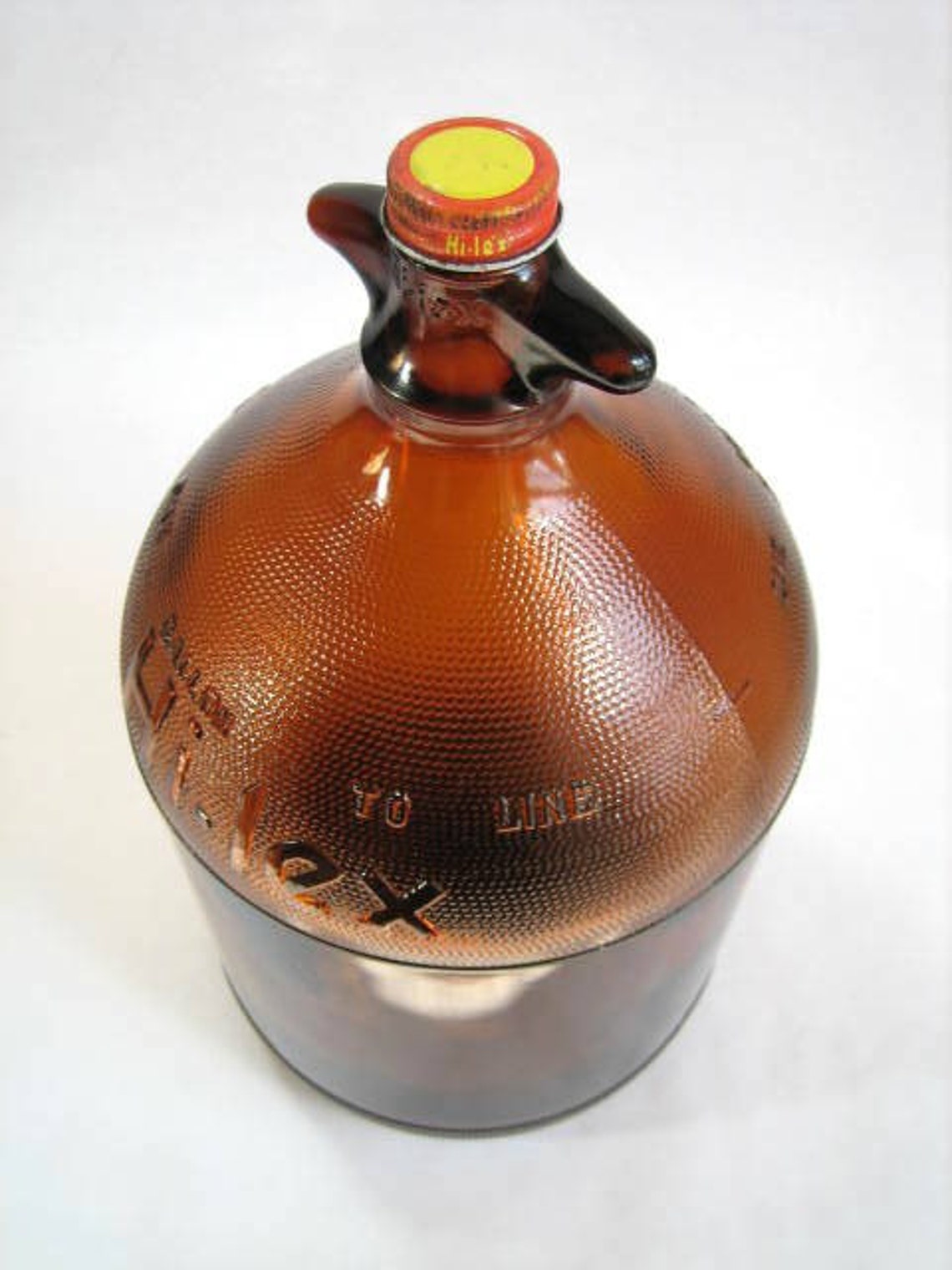 Vintage Gallon HiLex Bleach Bottle with Cap Etsy