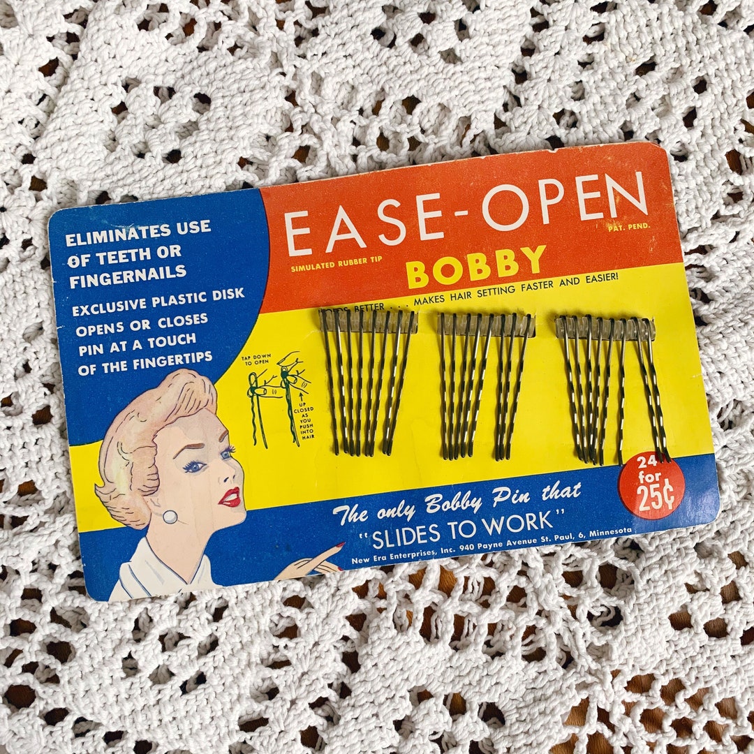 Vintage 1950s Bobby Pins Ease Open Bobby Pins Set of 24 Gold Etsy España