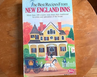 Vintage 1990s Cookbook, Best Recipes From New England Inns 1990 Pb VGC