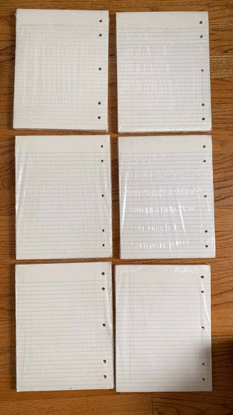 Vintage 1980s Mead Wide Ruled Notebook Paper - 200 Sheets NOS ...