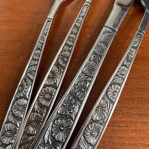 Vintage Spring Bouquet Stainless Flatware & Serving Utensils CHOOSE - Floral Pattern Tableware