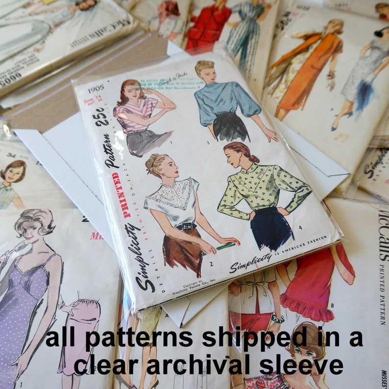 Vintage Y2K Womens Sewing Pattern B32.536 Lined or Etsy