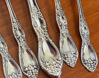 Oneida HUNTINGTON ENGLISH GARDEN Wm A Rogers Deluxe Stainless 38 Piece