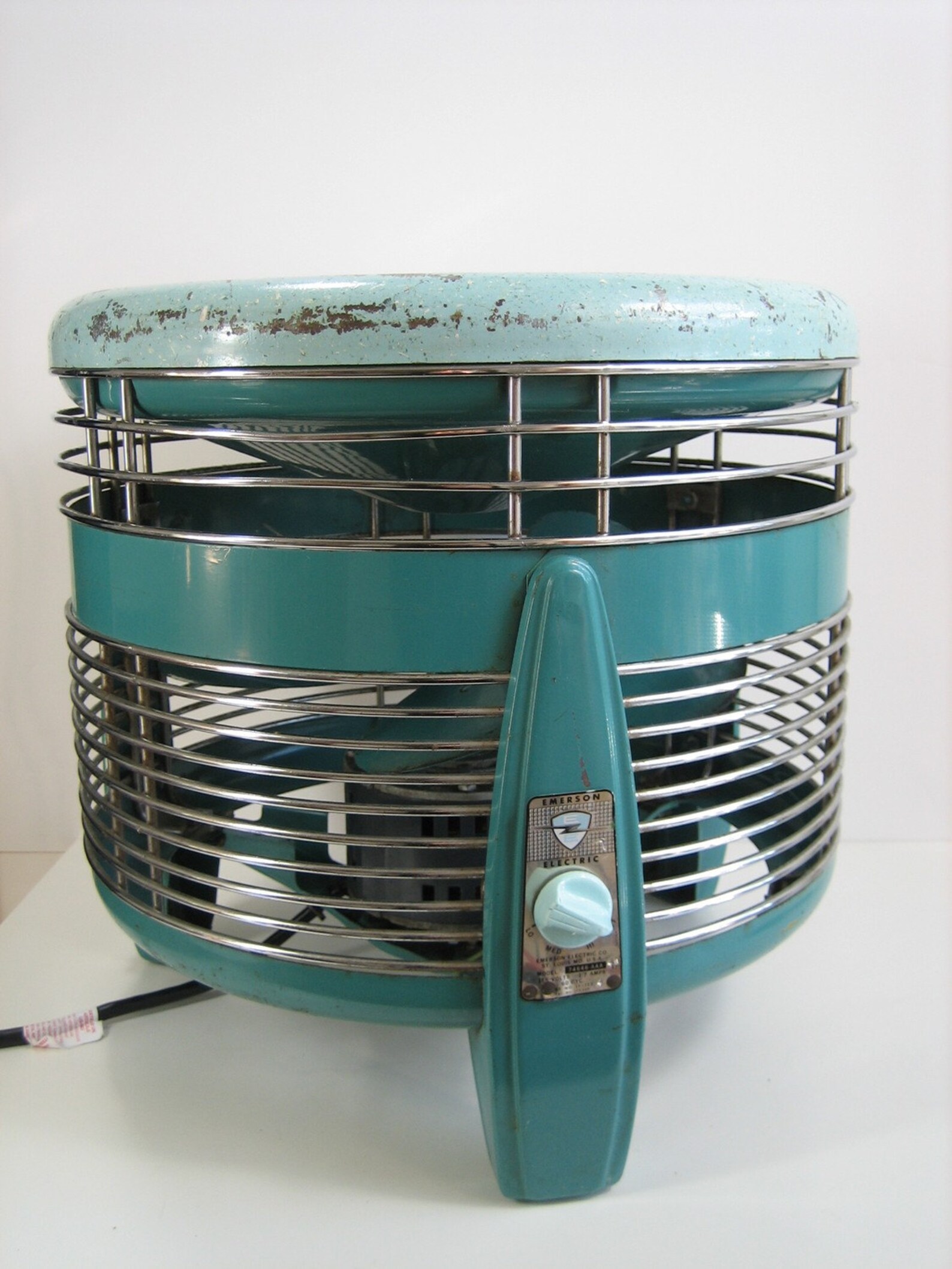 Vintage EMERSON Electric 3 Speed Hassock Fan Etsy