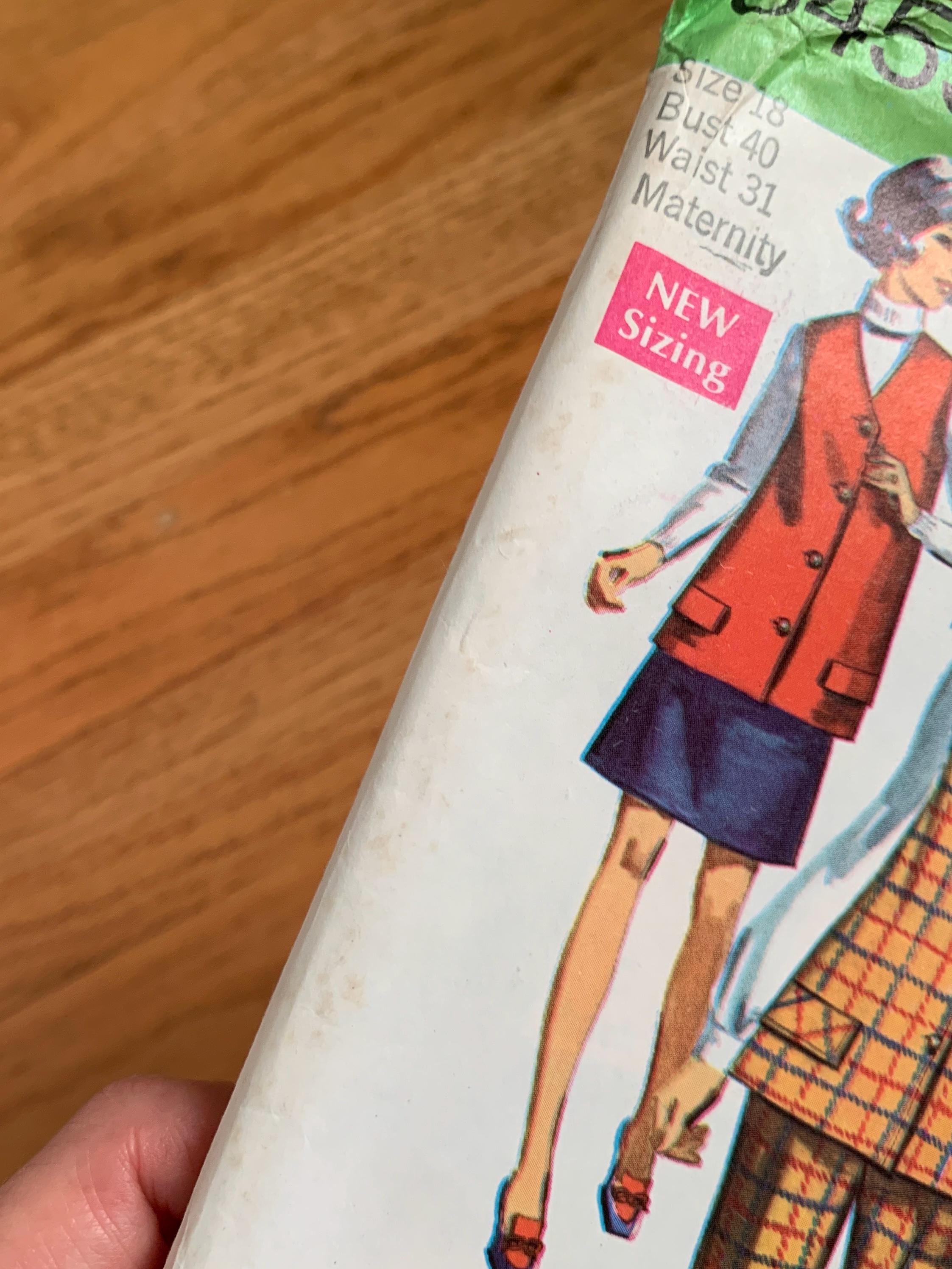 Simplicity Pattern 8459 Vintage 1960s Maternity Jumper, Tunic, Skirt, Pants Sewing Pattern ...