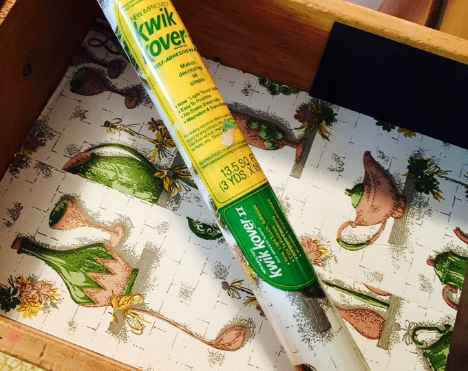 Self Adhesive Vinyl Shelf Paper 70s Sealed / Early American Etsy