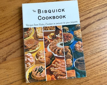 Mid Century 1960s Cookbook, Bisquick Betty Crocker Cookbook 1964 Hc VGC, Over 275 Bisquick Recipes