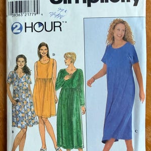 90s maxi dress pattern Adult I Love the '90s Dress Sewing Pattern main image 1