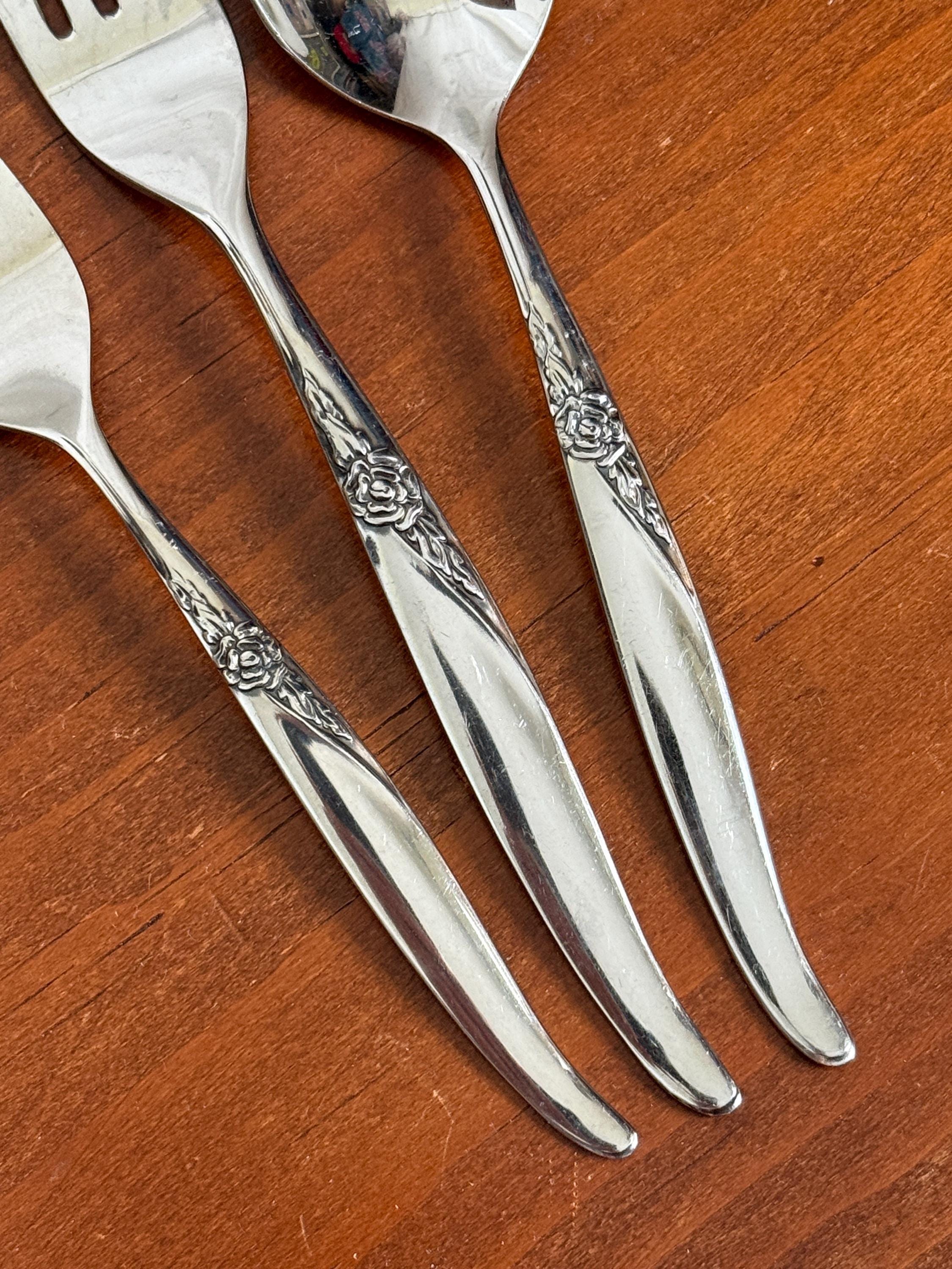 Oneida Rose Flatware - Etsy