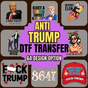 Funny Anti-Trump Dtf Heat Press, Hands Off DTF Transfer, Anti Trump Iron-On Decal, Don't Touch My Rights DTF Print, Political Cold Peel Dtf