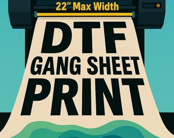Custom DTF Gang Sheet, DTF Transfers, Custom Heat Transfers,  Personalized Heat Print, Bulk DTF Sheet, Personalized Heat Print