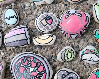 Mud Kitchen Rocks, Stone Sensory Rocks, Outdoor Pretend Play, Play Food, Gifts for Kids