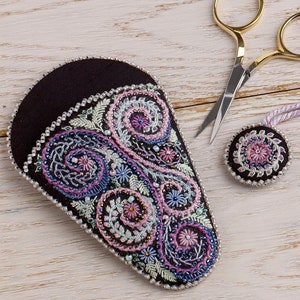 ETSY'S PICK! PDF - Swirls & Whirls Scissorkeeper Embroidery Pattern [Digital Download]