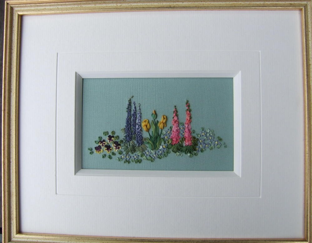 Silk Ribbon Spring Garden - Pattern & Print - Ribbons and Threads NOT ...