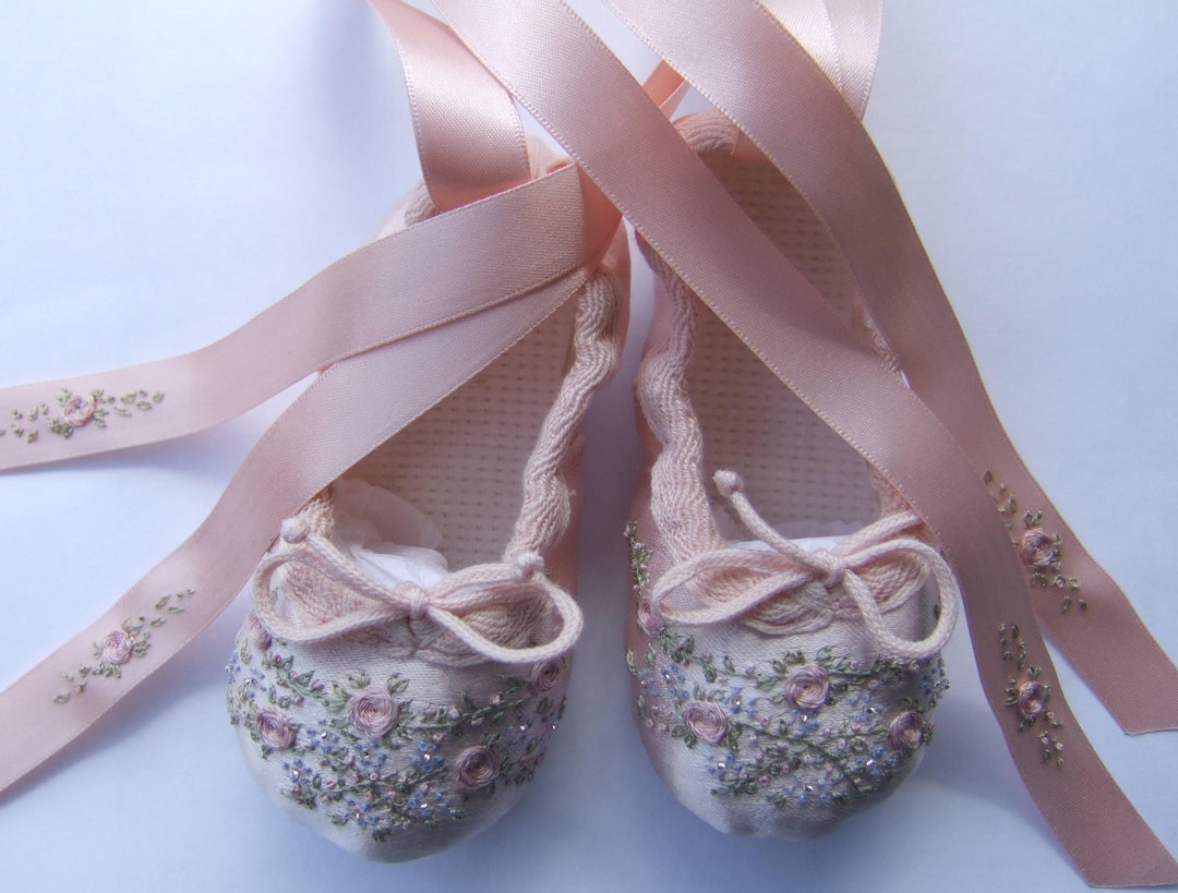 PDF - Ballet Shoes Embroidery Pattern [digital Download] - Etsy