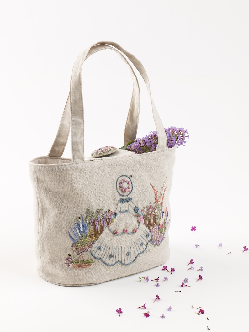 Embroidered Country Gardens Vintage Gardener Bag/tote Etsy