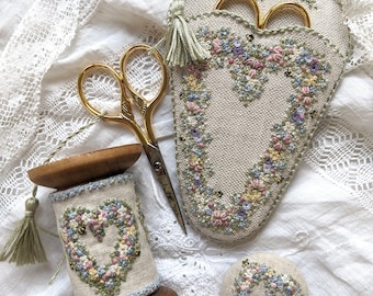From the Heart - In a Country Garden Full  Kit - Set of 3 items.