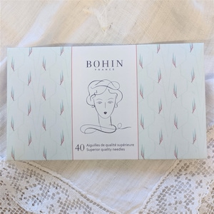 Bohin Needlebook - Vintage Green sortierte Sammlung - Edwige