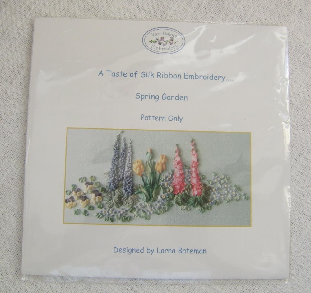 Silk Ribbon Spring Garden - Pattern & Print - Ribbons and Threads NOT ...