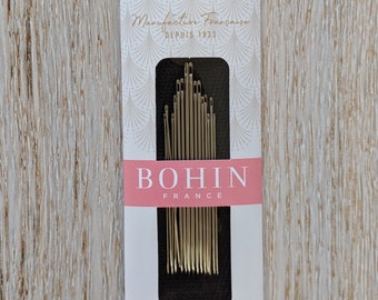 Bohin-nålar – Milliners storlek 3-9 Blandat paket