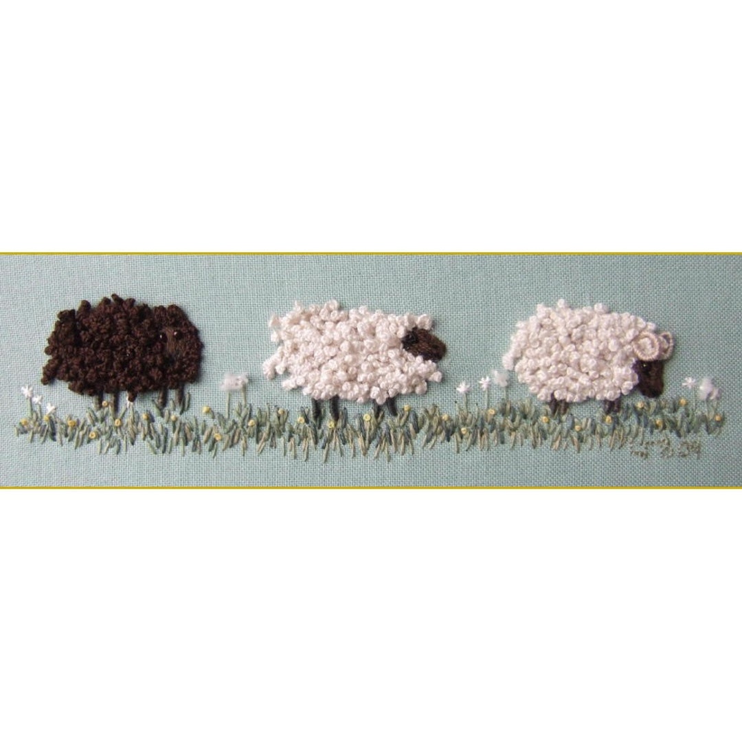 PDF - Counting Sheep Embroidery Pattern [digital Download] - Etsy UK