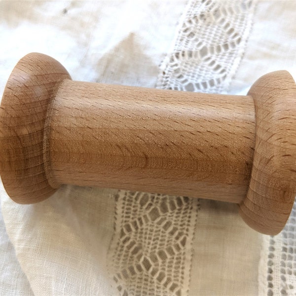 NEW! Scissor stand wooden spool -  Beech