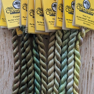 Green Garden collection - Silk Au ver &#39;a Soie de Paris