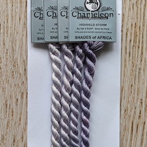 Soie de Paris Highveld Storm - Stranded silk