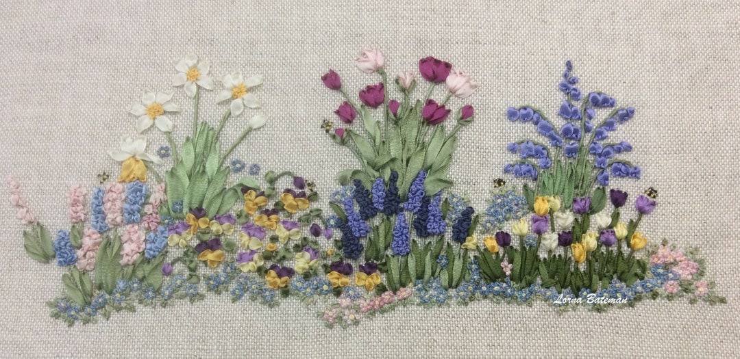 Silk Ribbon Embroidery - Springtime - Pattern and Print - Ribbons and ...