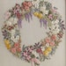 Large Garland - Pattern & Print embroidery kit - Ribbons and threads NOT included 
