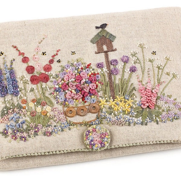 PDF - Embroidered Country Garden Needlecase Pattern [Digital Download]